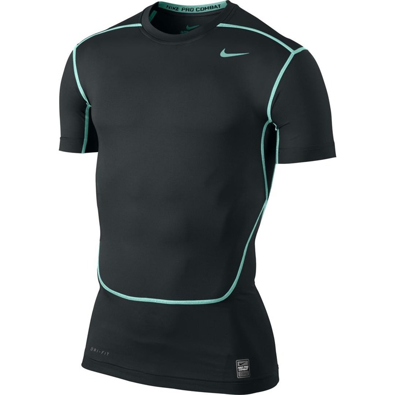 Koszulka Nike Pro Combat Core 2.0 Compression Black Turquoise